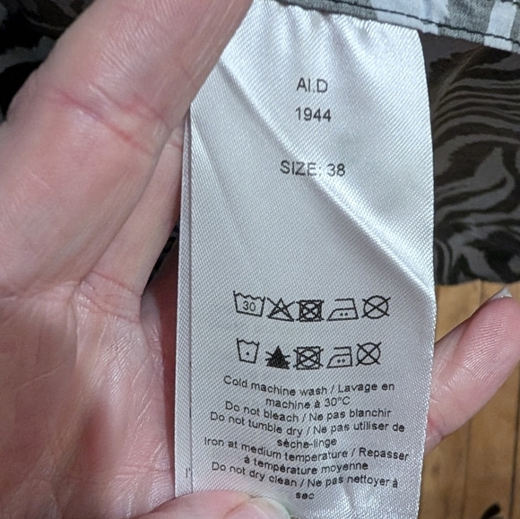 Ganni Zebra Print Wrap Blouse - Picture 7 of 7